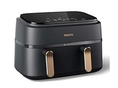 Philips 3000 series Airfryer Dual Basket - Hei?luftfritteuse - 9 l - 1,5 kg - 40 ?C - 200 ?C - 6 Person(en) (NA352/00)