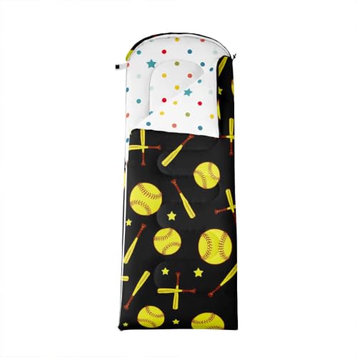 Bolsa de Dormir Feelyou para Niños y Niñas, Caliente para Camping en Clima Fresco miniatura 3