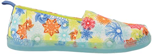 Image of TOMS Kids Tiny Foil Unicorn Tie-Dye Knit Alpargata (Toddler /Little Kid)