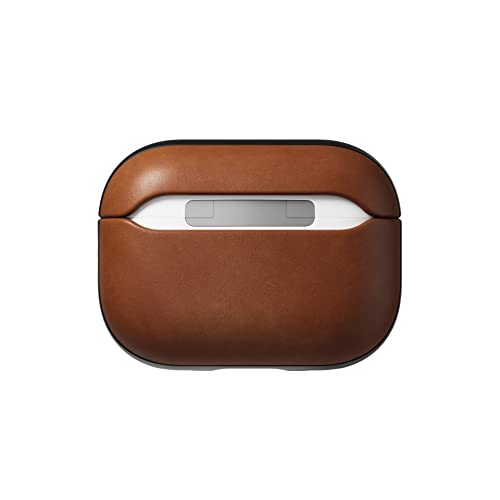 Nomad Modern Leather Case for Airpods Pro 2, Tan