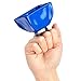 BLUE PANDA 3-Inch Cowbells with Handle - Stadium Cheering & Cow Bells for Sporting Events - Metal Noise Makers for Meetings - Football Noise Makers - Blue Cowbells - Pack of 12