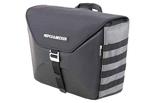 Amazon | [Hepco&Becker] サイドバッグ 容量：19L ブラック,グレー 