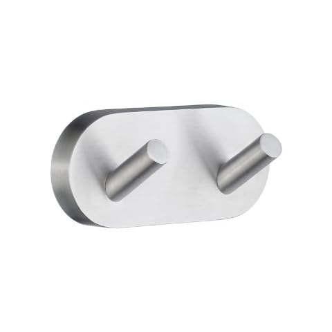 SMEDBO Home verchromter matt doppelt Handtuch Haken Cover