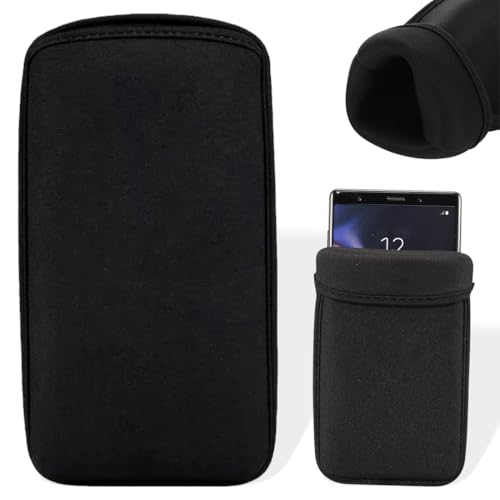 EUYKQNOI Pochette de téléphone universelle en néoprène pour iPhone 16 15 14 13 12 Pro Max,pour Samsung S25 S24 S23 S21 Ultra S20+ S22+,pour Note20 5G, Note20 Ultra, A70, A53 5G, 10,6 x 19,8 cm