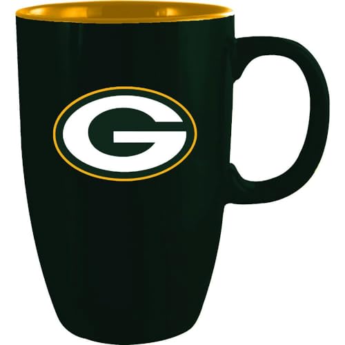 The Memory Company Licensed NCAA 20oz Tall Ceramic Mug Green Bay Packers
