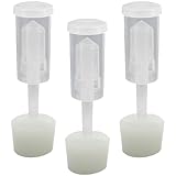 DOITOOL Silikon Gärverschluss mit Stopfen und Ventilen Luftdichtes Weinballon Gäraufsatz Zubehör für Selbst Bier Brauen und Wein Herstellen Geeignet für Weißwein und Honigwein