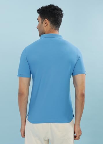 Image of Force NXT Polo Neck T-Shirt for Men Pack of 1 | Regular Fit T-Shirt for Men | Premium Super Combed Rich Cotton Polo Shirt | Men's Ultra Soft Half Sleeve T-Shirt