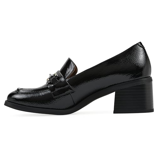Image of WHITE MOUNTAIN Women's Nacho Block Heel Loafer