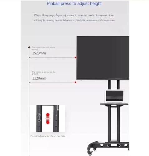 Soporte móvil para TV de 32-75 pulgadas con ruedas miniatura 6