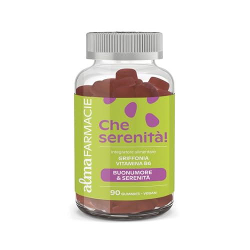 Integratore 90 Gummies Vegan Buonumore, Antistress, Serotonina, Benessere Psicologico, Che...