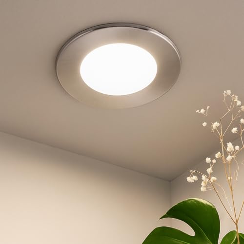 HAVA Spot encastré entièrement métallique G4 12V, cache en verre