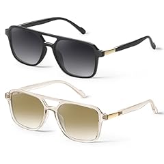 2pcs Black/Gray+light Brown/Brown