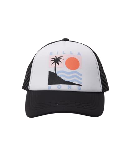 Billabong Girls' Classic Shenanigans Adjustable Trucker Hat, Black 1, One #TOP1