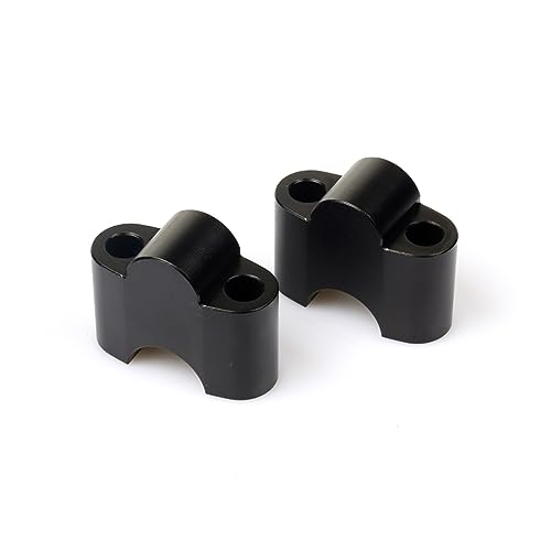 Elevador de manillar de motocicleta Yamaha 22mm abrazadera mango montaje barra negra