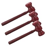 Marteau jouet : vous pouvez porter un marteau pour un costume de juge dans une pièce de théâtre scolaire ou autre, complétez votre déguisement ou votre costume d'halloween avec ce marteau de juge, marteau de cour