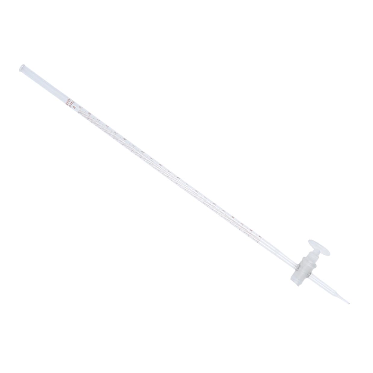 Alipis Glas Bürette 10ml für Chemische Labore mit Hitzebeständigem Material und Leichtem Design als Laborinstrument für Mittelschule