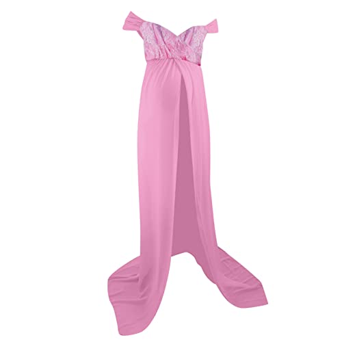 Ropa de Maternidad Proveedor de Vestido de Lactancia Vestido de Maternidad Vestido de sesión de Fotos sin Mangas de Malla para Mujer (PK2, S)