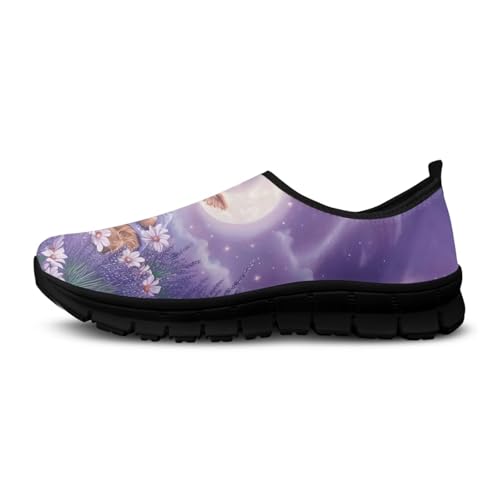 JoyLamoria House Artistic Animal Pattern Shoes for Women with Arch Support Business Lightweight Low Top Stylish Travel3