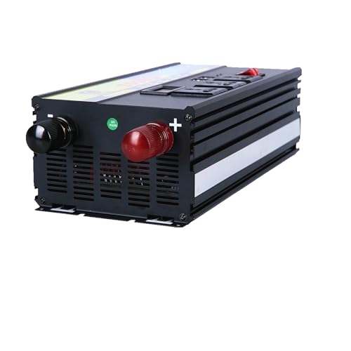 Onduleur à ondes modifiées 2500W transformateur 24V en 110V avec écran LED - 4