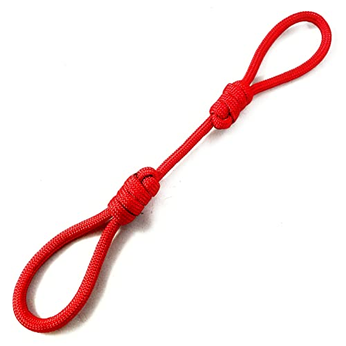 Archery Finger Sling Adjustable for Barebow Recurve Longbow Traditional Archery Finger Sling (Imperial Red)
