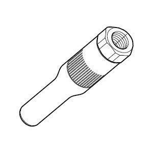 Alemite 339800B 1/4" NPT Female Inlet Automatic Non-Drip Nozzle for Lubricants