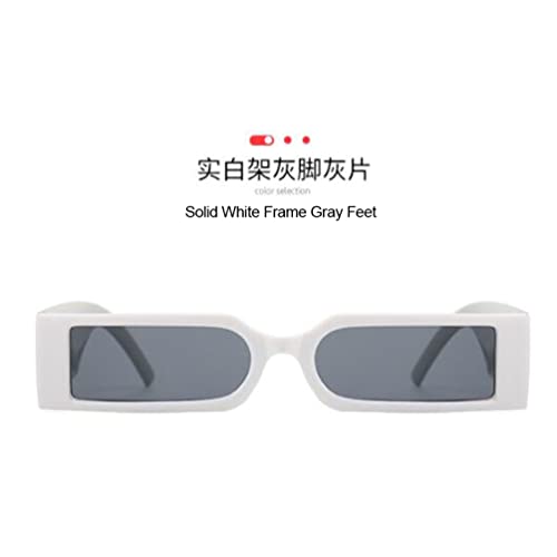 Small Square Thick Legs Ocean Film Sunglasses For Men and Women Hip-hop Stylish Thick UV400 Protective Sunglasses3
