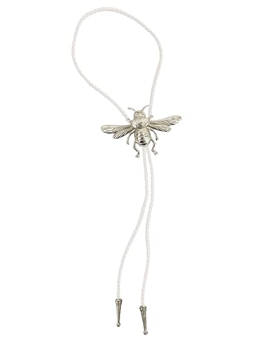 Image of Daisy Del Sol Bolo Tie Turquoise Stone Braided Vegan Faux Leather Silver Tips Handmade Necklace Adjustable Boho Western Jewelry