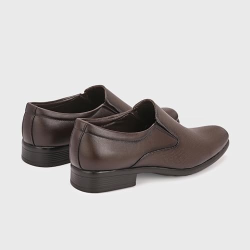 Image of Centrino Formal Shoes for Men | Lightweight Comfortable Office Shoes for Man Stylish | Cushioned Insole Lace-Up Shoes for Men | Durable TPR Sole | Trendy Classic Design Footwear for Men (8114)