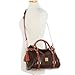 Dooney & Bourke Handbag, Ostrich Satchel - Brown
