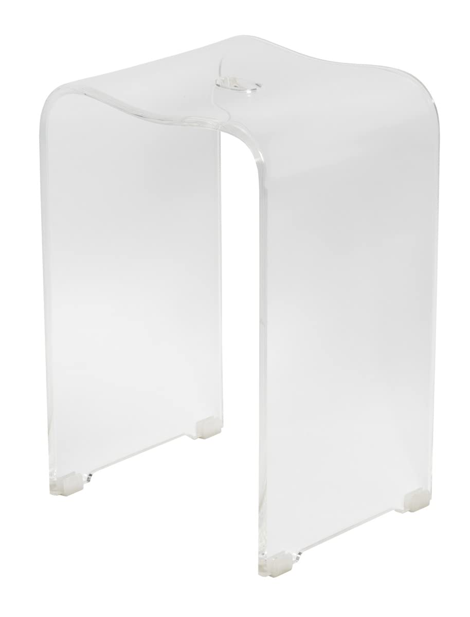 Swiss Aqua Technologies - Taburete de baño PMR, transparente (SATSTOLPLASTT) - SATSTOLPLASTT