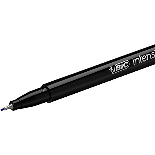 Bic Intensity 0.4 mm Fine Point Writing Felt Tip Pens (Pack of 12) 12 Black - image 3