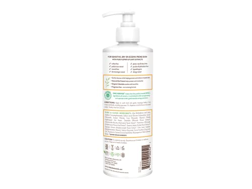 Babo Botanicals Sensitive Baby Fragrance-Free 2-In-1 Shampoo & Wash - With Natural Oat Protein, Shea & Cocoa Butter - Ewg Verified & Hypoallergenic - 16 Fl. Oz. #TOP1