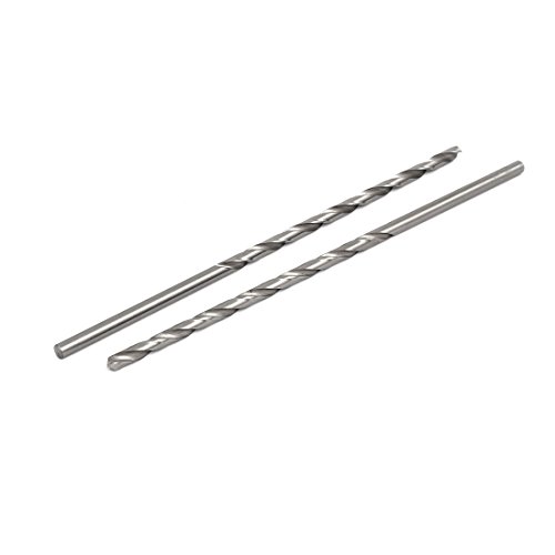 Aexit 5.5mm Dia Tool holder 200mm Long HSS Straight Round drill hole Twist Drill Bit Drilling Tool 2pcs Model:90as392qo727