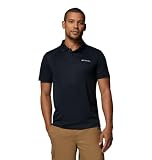 Columbia Men's Zero Rules Light Polo, Black, Medium