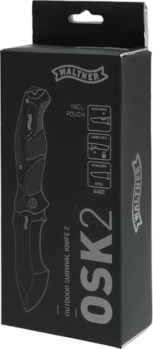 Walther Klappmesser OSK 2 mit 440C Stahl und Nylonetui