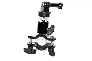 SHOPEE Universial 360 Degree Rotating Mountain Bike Mount for GoPro Hero 10/9/8/7/6/5s/5/4s/4/3+, 360 Degree Rotation Metal Ball Head Bike Handlebar Holder Bicycle Rack Adjuster for Action Camera