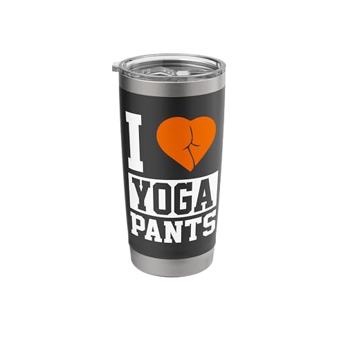 I Love Yoga Stainless Steel Tumbler