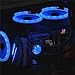 immagine 3EZDIY-FAB Ventilatore ad Anello a LED da 120 mm,Ventilatore a LED Case per PC Case,CPU Cooler e Radiatori Blu 4 Pin 3 Pack