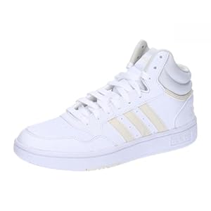 adidas Hoops 3.0 Mid W FTWR Women’s Trainers White/Supcol/FTWR White