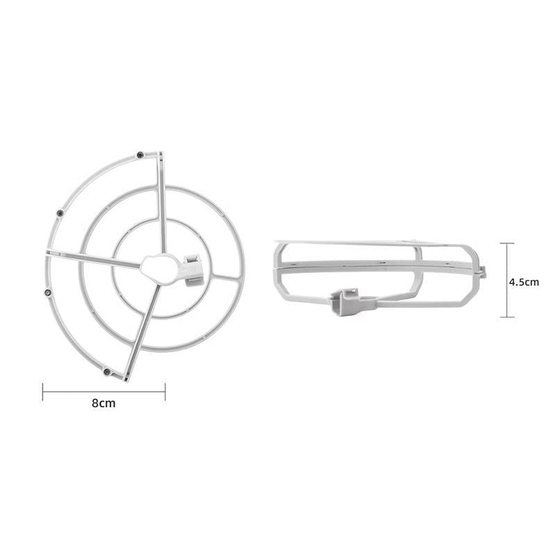 WANGCL 4PCS Elica Protettore Protezione Elica Fit per DJI Mini SE MAVIC Mini 2 Drone Accessori Protezione All-Round per Eliche-Grigio
