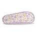 MUK LUKS Women's Travel Ballerina with Patch Slipper, Purple Daisy, Small