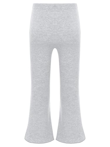 JEATHA Kids Girls Ribbed Bell Bottoms Bowknot Flared Pants Trousers Elastic Waistband Leggings Fall Clothes2