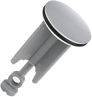 Pop Up Sink Plug Replacement 40mm, Adjustable Bathroom Plugs Universal Wash Basin Pop Up Plug Plastic & Brass Height 67mm-83mm, Rust Proof and Seal, for Bathroom, Kitchen Sinks, Lavatory Sinks