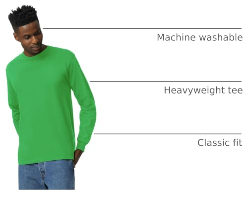 Image of Gildan Adult Ultra Cotton Long Sleeve T-Shirt, Style G2400, Multipack