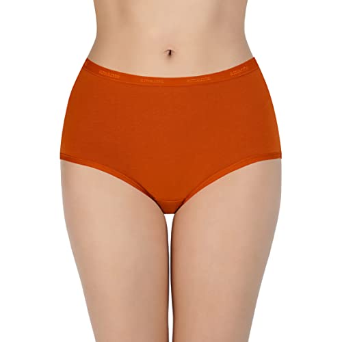 Image of Amante Solid Cotton Full Brief Panty Pack(Pack of 3)