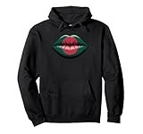 Bangladesch Flagge Lippen Bangladesch Stolz Kultur Pullover Hoodie
