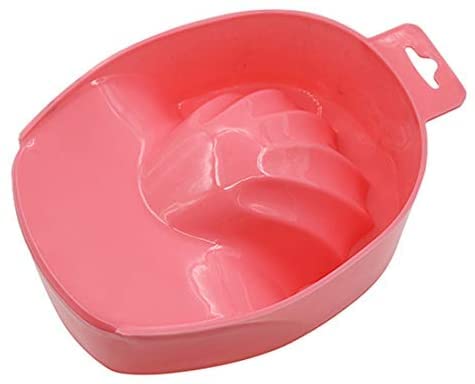 1 cuenco para uñas, removedor de manos, bandeja de removedor de jabón, salón de bricolaje, spa, arte de uñas, removedor de esmalte de uñas, cuenco de removedor de esmalte al azar. Útil