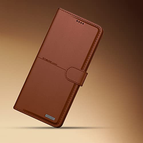 Image of KIVANO Compatible with Apple iPhone 12 Pro Max Flip Cover | Leather Finish | Inside Pockets & Inbuilt Stand | Shockproof Wallet Style Magnetic Closure Back Cover Case