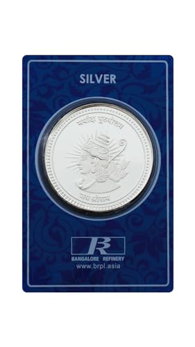 Image of Bangalore Refinery 999 Purity Silver Coin of Ram Mandir