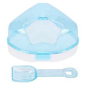 POPETPOP Hamster Zand Badkamer Plastic Zandbad Container Met Schep Hamster Badkamer Sauna Toilet Bad Voor Muis Hamster…